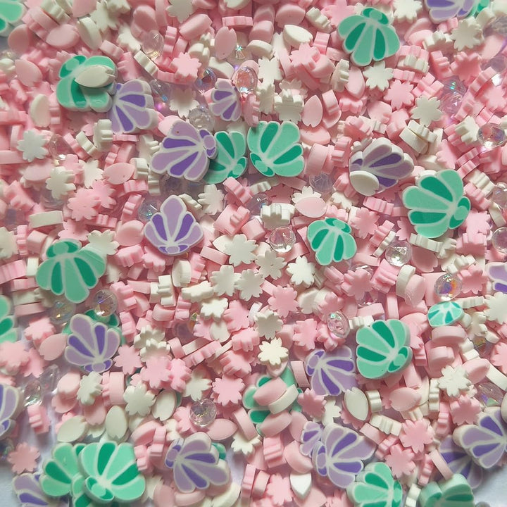 40G Mini Nail Art Fimo Slices Design Slime Charms Supplies Polymer Slices Clay Slices DIY Nail Art Slices (Vegetables)