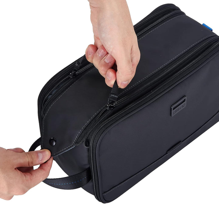 Toiletry Bag for Men, Water-Resistant and Leak-Proof Dopp Kit with Large Capacity for Toiletries