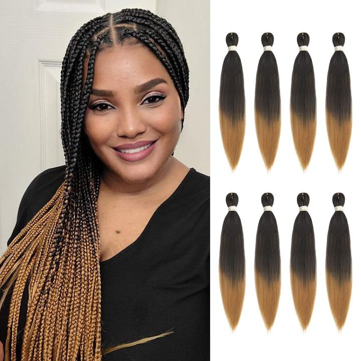 Long Purple Braiding Hair 30 Inch, Pre Stretched Synthetic Braiding Hair for Braids,2 Packs Purple Rumi Hair Extensions for Stage Party Halloween Costume Cosplay