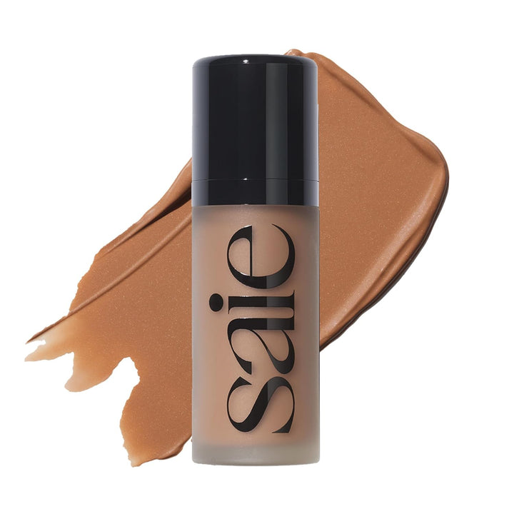 Dew Bronze - Hydrating Liquid Bronzer Stick for a Sun Kissed Glow - Liquid Contour Stick Infused with Nourishing Skin Care Ingredients - Sculpted Face Makeup Essential - Sand (0.4 Oz)