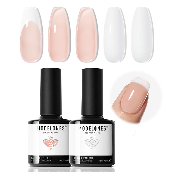 French Tip Tool- 6 Pcs Nail Stamp French Manicure Kit Suitable for DIY Together with Gel Nail Polish Art Tips Printing Tool Kit