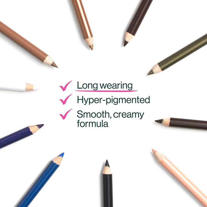 Color Icon Kohl Eyeliner Pencil, Rich Hyper-Pigmented Color, Smooth Creamy Application, Long-Wearing Matte Finish Versatility, Cruelty-Free - Simma Brown Now! (Packaged)