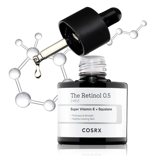 Retinol 0.5 Oil, Anti-Aging Serum with 0.5% Retinoid Treatment for Face, Reduce Wrinkles, Fine Lines, & Signs of Aging, Gentle Skincare for Day & Night, Not Tested on Animals, Korean Skincare