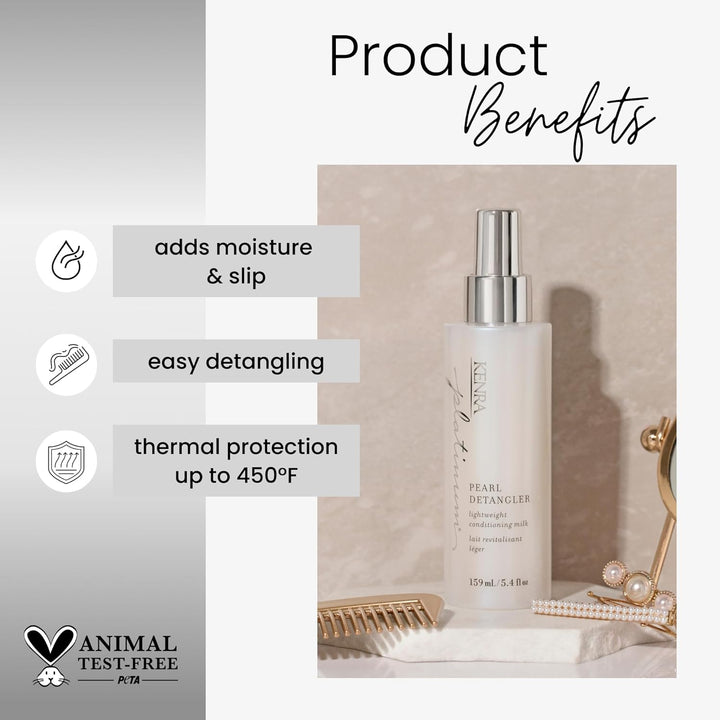 Kenra Platinum Pearl Detangler | Lightweight Conditioning Milk