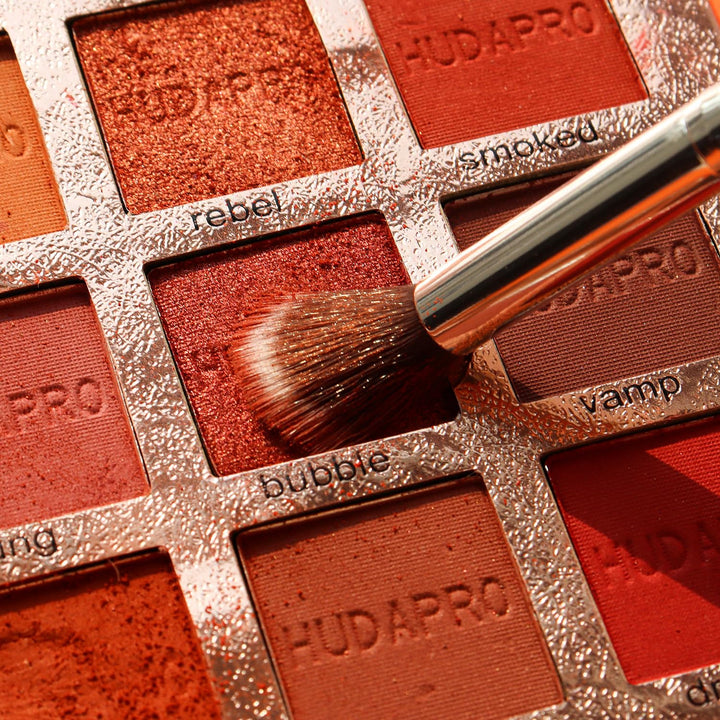 Makeup Brushes Set, Professional Foundation Eyeshadow Concealer Blush Powder Bronzer Applicator, 2 Blender Sponge with Beauty Paper Case Stocking Stuffers for Women