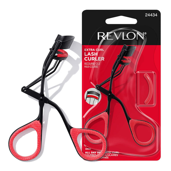 Extra Curl Lash Curler, Gives an All Day Dramatic Curl, with Finger Grips for a Non Slip Grip, Easy to Use, 1 Count