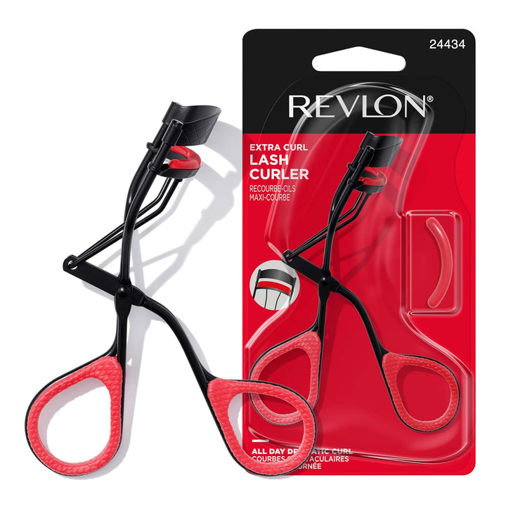 Extra Curl Lash Curler, Gives an All Day Dramatic Curl, with Finger Grips for a Non Slip Grip, Easy to Use, 1 Count