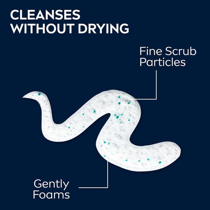 Maximum Hydration Deep Cleaning Face Scrub with Aloe Vera, 3 Pack of 4.4 Oz Tubes