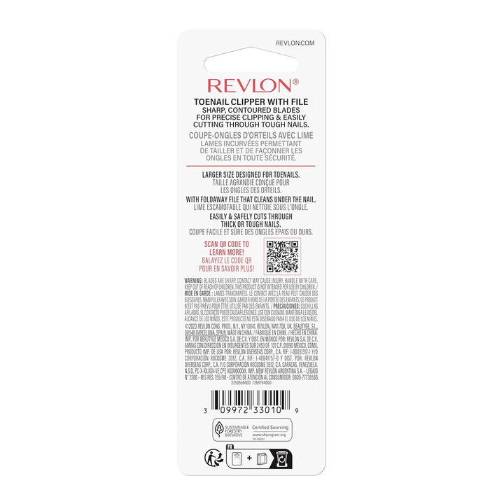 Nail Clipper, Gifts for Men & Women, Stocking Stuffers, Nail Care Tools, Curved Blade & Foldaway Nail File for Trimming & Grooming, Easy to Use (Pack of 1)