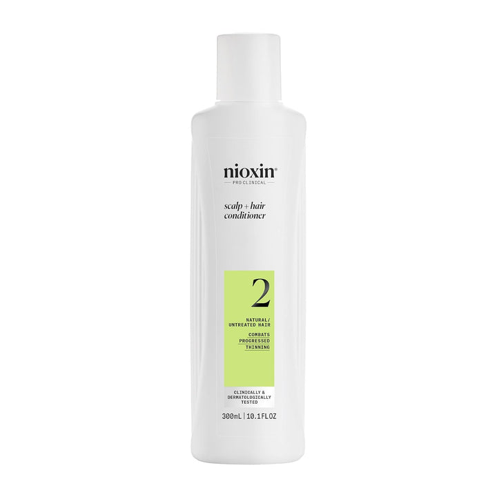 System 2 Scalp + Hair Thickening Conditioner for Natural Hair with Progressed Thinning | Boost Hair Density with Niacinamide & Biotin | Refreshed Scalp with Healthy Shine
