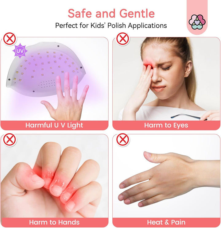 Professional Nail Dryer: 300W Quick Drying Nail Dryer for Regular Polish Acrylic Dip Powder Nail Dehydrator Primer Nail Polish Dryer Fan with Hot & Cold Air Must Have Nail Tech Supplies