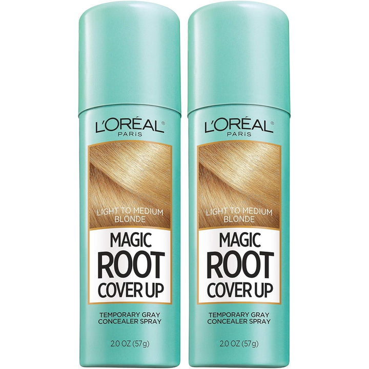Magic Root Cover up Gray Concealer Spray Dark Blonde 2 Oz.(Packaging May Vary)