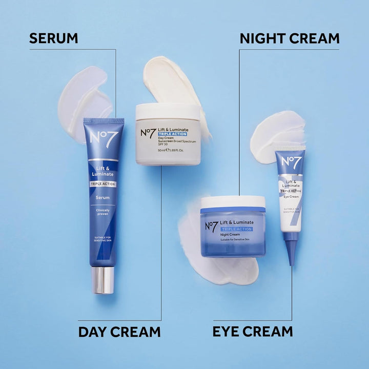 Lift & Luminate Triple Action under Eye Cream - Dark Circles under Eye Treatment with Vitamin C & Collagen Peptide Technology - Helps Reduce Puffiness, Bags & the Appearance of Wrinkles (0.5 Oz)