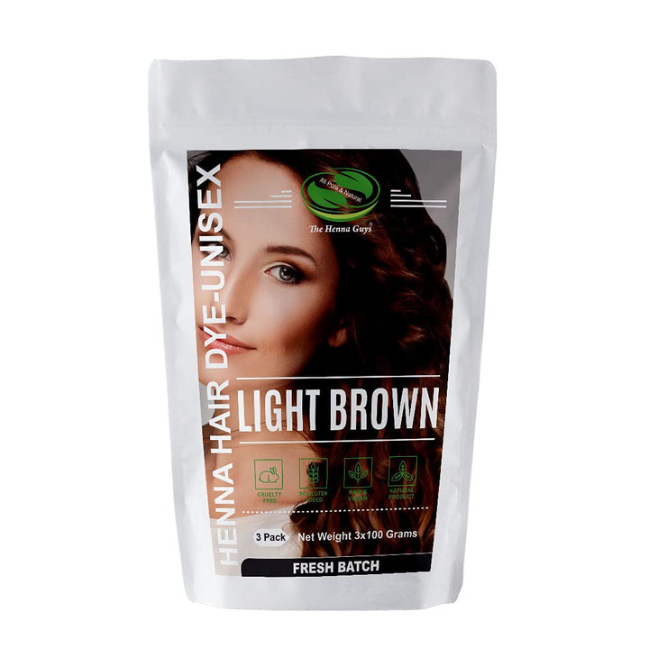 1 Pack of Dark Brown Henna Hair & Beard Color/Dye 150 Grams - Natural Hair Color, Plant-Based Hair Dye -