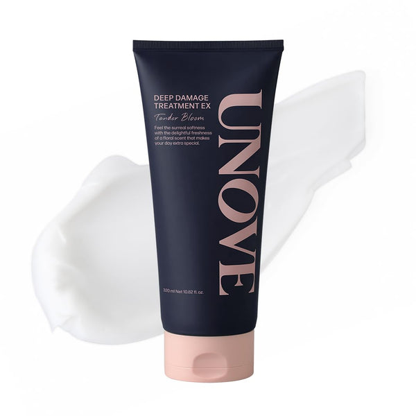 Deep Damage Treatment Ex - Protein Hair Treatment & Hair Mask for Damaged Hair | Deep Conditioning & Keratin Hair Mask for Dry, Frizzy Hair | Korean Hair Care | Tender Bloom, 10.82 Fl Oz