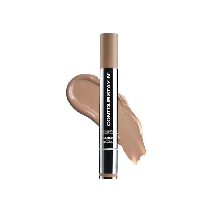 Liquid Contour STAY-N Long Wear Cream Contour Makeup — Long Lasting, Blendable, & Lightweight Formula — Vegan & Cruelty-Free, Giving Drama