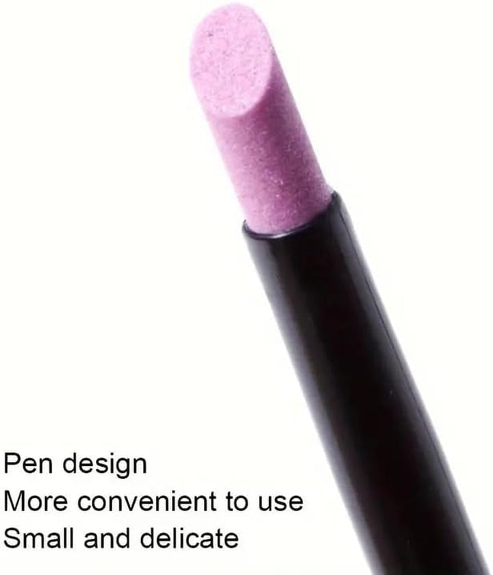 5PCS Quartz Nail Buffer and Cuticle Remover Stick Professional Nail Care Tool for Dead Skin Removal and Smoothing