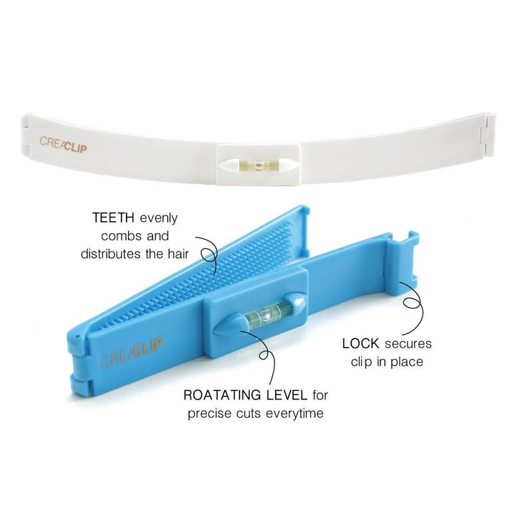 Original  Set Hair Cutting Tool - as Seen on Shark Tank - DIY Home Hair Cutting Clips for Bangs, Layers, and Split Ends, Hair Cutting Guide (Set of 2)