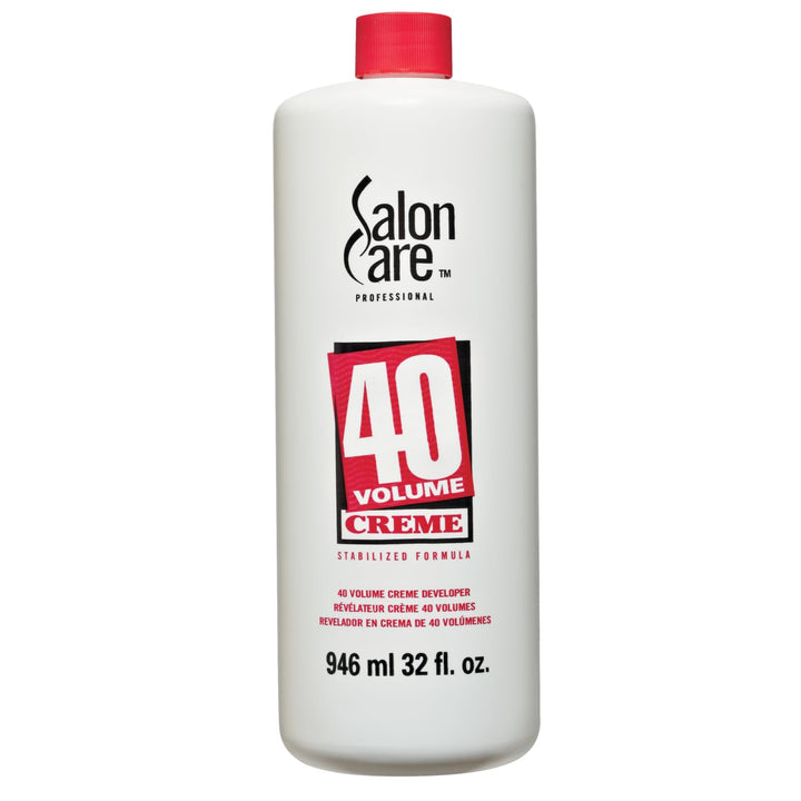 40 Volume Creme Developer, Strong Lift Formula, Easy to Handle Cream Consistency, Can Be Used as a Bleach Booster, 16 Oz