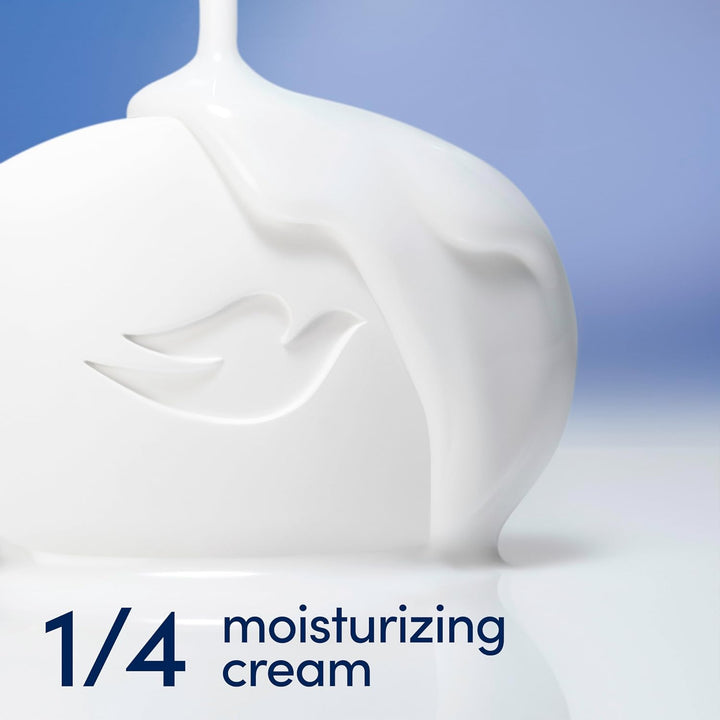 Beauty Bar Soap Original 8 Count for Soft, Smooth Skin, with 1/4 Moisturizing Cream 3.75 Oz