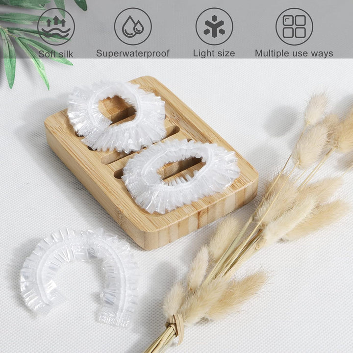 150 PCS Upgrade Disposable Shower Caps.  Waterproof Hair Bath Caps. Thickening Shower Cap for Women Kids Girls. Hotel and Hair Salon. Travel Spa. Home Use Beauty Salon