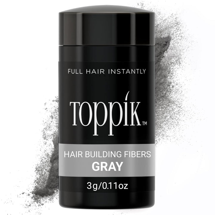 Toppik Hair Building Fibers, Fill in Fine or Thinning Hair Instantly Thicker, Fuller Looking Hair 9 Shades,4 Size Options