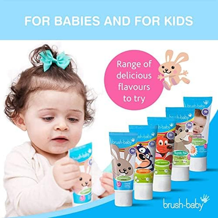 Baby & Toddler Toothpaste (0-3Yrs) – Gentle Apple Mint Flavour (50Ml)