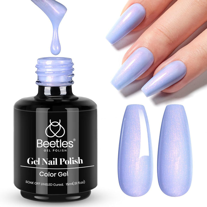 Beetles White Gel Nail Polish Black Gel Polish Kit 2 Pcs 15Ml Black and White Polish French Nails Soak off Led Nails Art Manicure Salon Diy at Home
