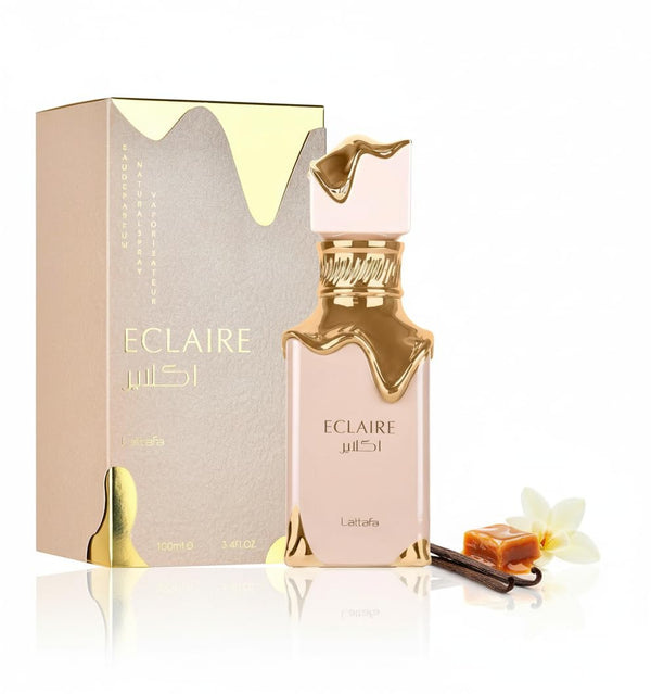 Eclaire - Vanilla, Caramel, Sweet, Floral - Eau De Parfum Long-Lasting Fragrance for Women, 3.40 Ounce / 100 Ml