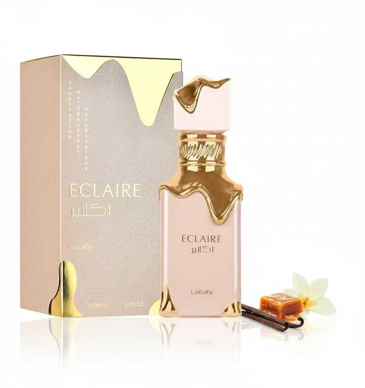 Eclaire - Vanilla, Caramel, Sweet, Floral - Eau De Parfum Long-Lasting Fragrance for Women, 3.40 Ounce / 100 Ml