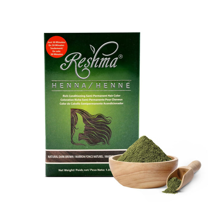 30 Minute Henna Hair Color Infused with Organic Henna Lawsonia Inermis 100% Gray Coverage for Soft, Shiny Hair, Plant-Based Hair Dye—1.05 Oz Pack of 1 (Black)