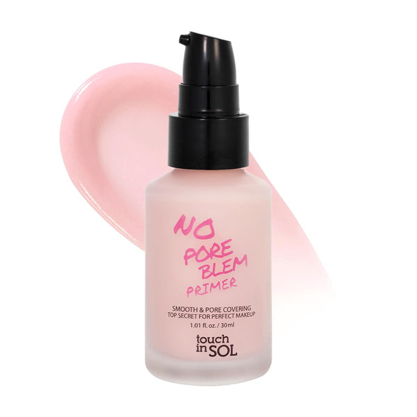 No Poreblem Primer – Pore Primer for Korean Makeup, Mattifying Primer for Oily Skin, Pore Eraser for Large Pores, Blurring Finish from K Beauty (1.01 Fl.Oz/30Ml)