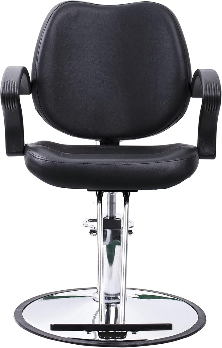Hair Beauty Salon Equipment Black Hydraulic Barber Styling Chair