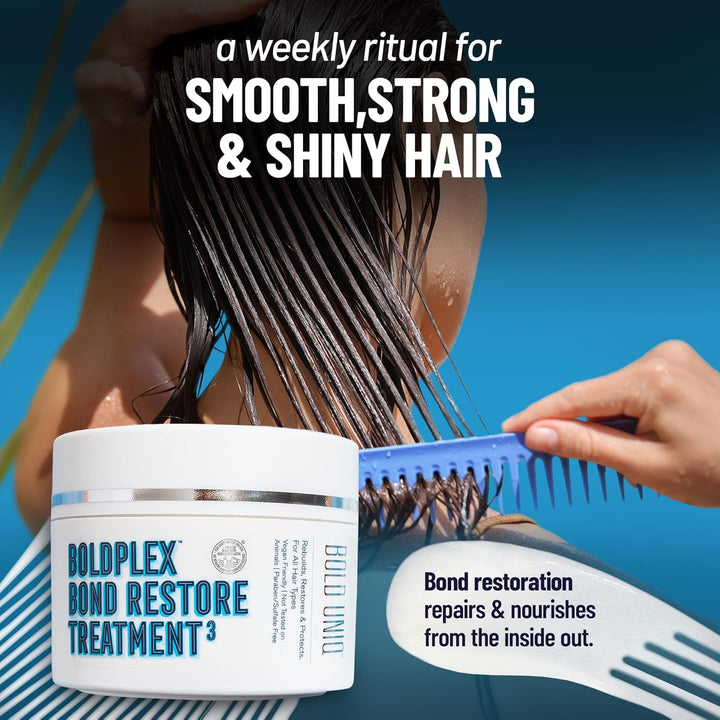 Boldplex Hair Mask - Deep Conditioner for Dry, Damaged Hair - Mascarilla Para El Cabello - Helps Repair and Nourish Curly, Bleached, or Frizzy Hair - 6.76 Fl Oz