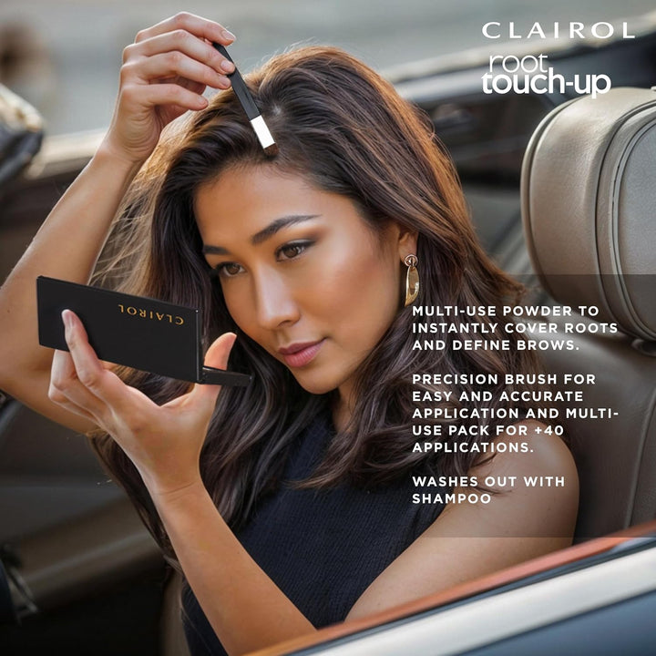 Root Touch-Up Temporary Concealing Powder, Medium Brown Hair Color, Pack of 1