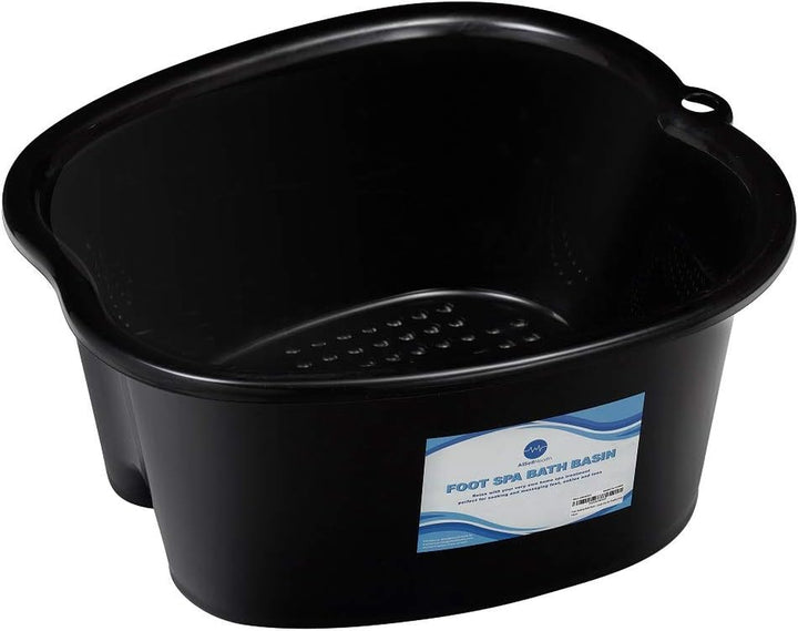 Foot Soaking Bath Basin – Large Size for Soaking Feet | Pedicure and Massager Tub for at Home Spa Treatment | Callus, Fungus, Dead Skin Remover, Blue