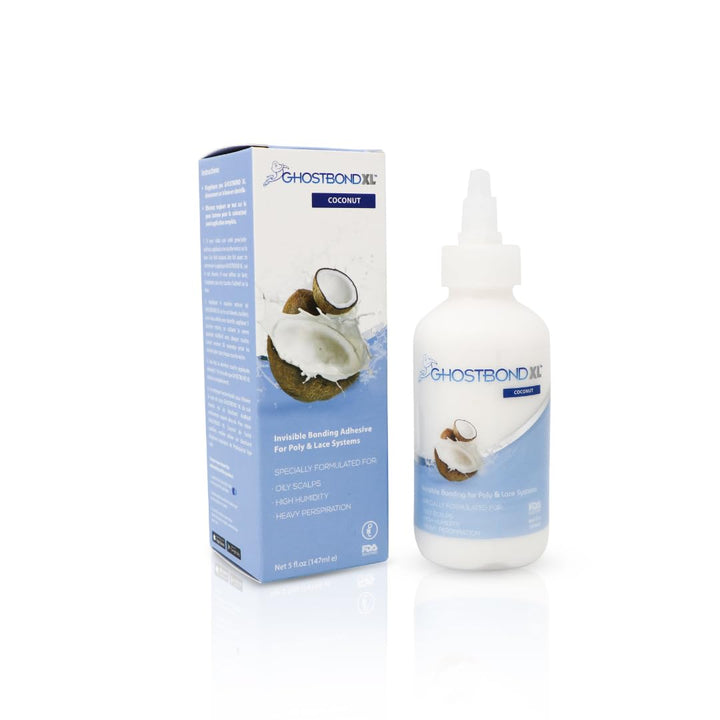 GHOSTBOND XL Hair Replacement Adhesive 1.3Oz- Invisible Wig Bonding Glue: Water & Oil-Resistant, Non-Toxic, Light Hold for Secure and Natural-Looking Poly and Lace Hairpiece, Wigs & Toupee Systems