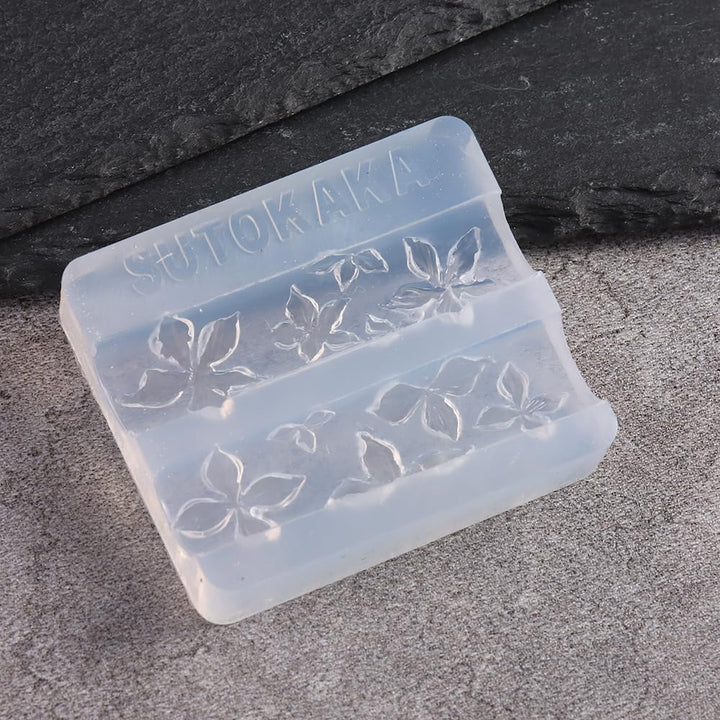 3D Flowers Nail Mold Silicone Nail Tools, Hawaii Hibiscus Floral Petal Nail Design Resin Molds Nail Art Carving Template for Resin Manicure Decorations Accessories DIY Nail Supplies