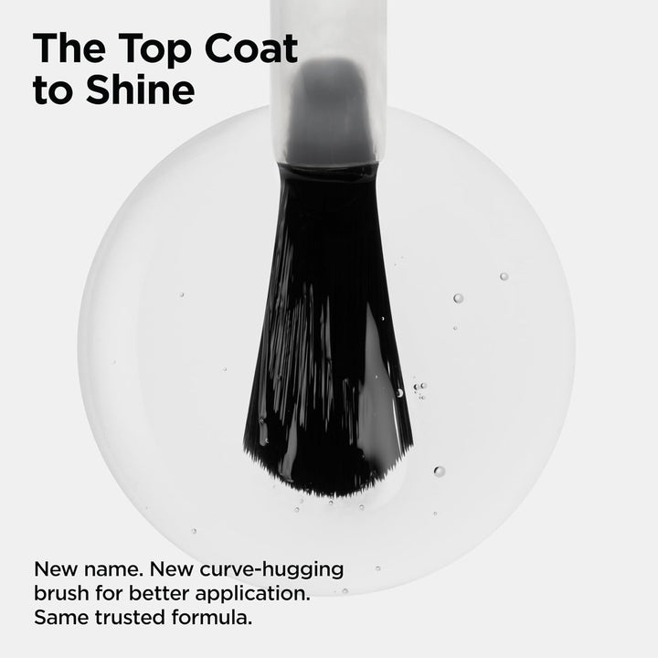 CND Vinylux Long Wear Shine Top Coat, Quick Drying Formula, Easy to Remove, 0.5 Fl Oz