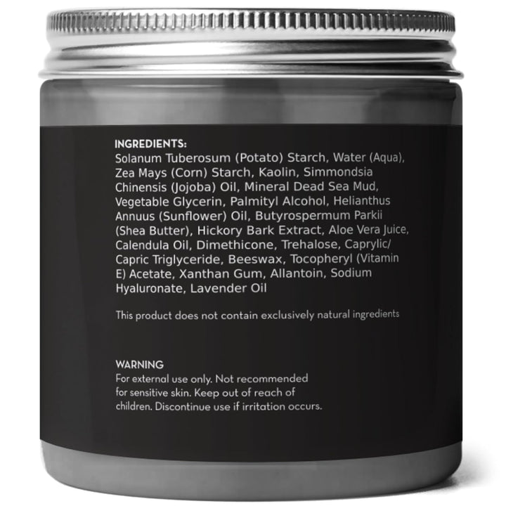 Dead Sea Mud Mask - Face Mask and Body Mud for Acne, Blackheads, and Oily Skin - Facial Self Care for Men and Women - Minimize Pores with Deadsea Mud, Clay, Charcoal - 8.8 Ounce