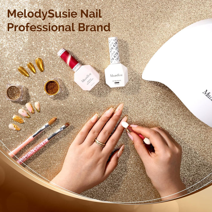 Gold Chrome Nail Powder for Gel Nails,Metallic Mirror Effect Pigment Stylish and Technological Fine Glitter for Home DIY Salon Use