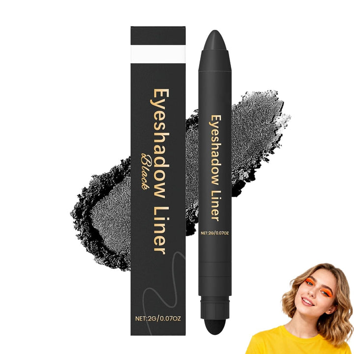 Shadow Liner Duo Plum: 2-In-1 Waterproof Eyeliner & Eyeshadow Stick, Smooth & Easy to Apply for Smoky or Natural Looks 6 Colors (2PCS-D)