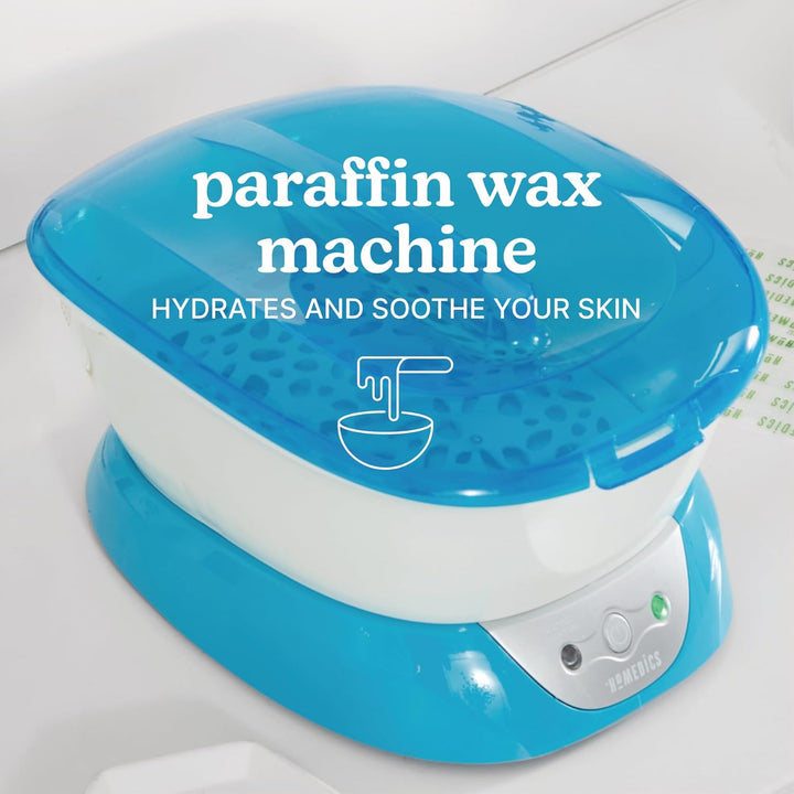 Paraffin Wax Machine for Hands - Hypoallergenic Hot Wax Hand Therapy Machine to Soothe and Moisturize Hands - Includes 3 Pounds of Wax and 20 Hand Liners