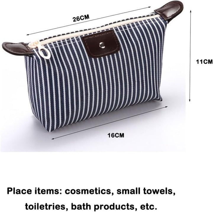 2 Pack Make up Bag for Traveling,Preppy Make up Bag,Toiletry Bag,Nylon Cosmetic Bag,Light Pink Makeup Bag,Skin Care Bag，Tiny Makeup Bag