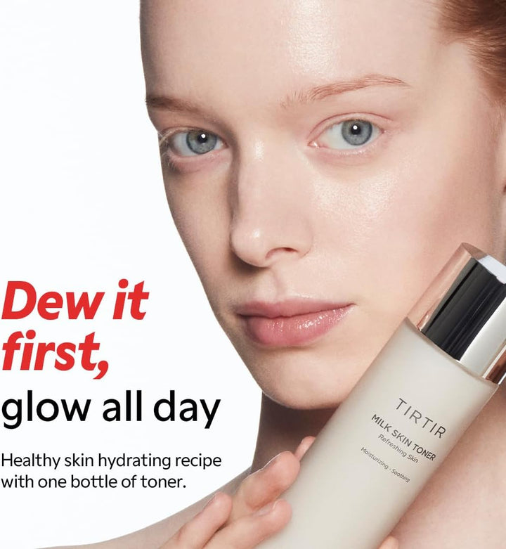 Milk Skin Rice Toner - Deep Moisturizing, Hydrating and Refreshing for Face, Niacinamide, Ceramide, Rice Bran Extract, Nature-Oriented Ingredients, Korean Skin Care, Vegan, 150Ml / 5.07 Fl.Oz.