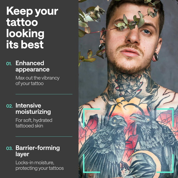 Tattoo Balm Aftercare Healing Ointment Stick – Travel Size Deluxe Tattoo Butter Moisturizer & Tattoo Numbing Cream, Lotion, Glide Alternative, Tattoo Care Supplies Starter Kit, Original Tattoo Wraps