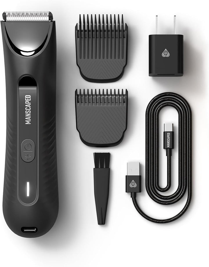 ® the Lawn Mower® 3.0 plus Groin & Body Hair Trimmer – Updated Skinsafe™ Trimmer Blade, Waterproof Wet/Dry Groomer, USB-C Rechargeable, Men’S Wireless Ball Shaver