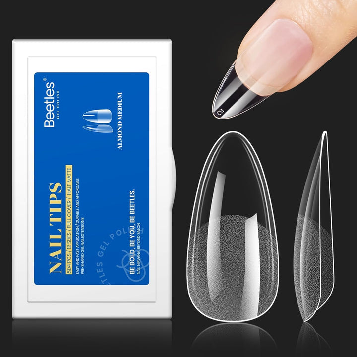 Beetles 9 in 1 Gel Nail Glue for Acrylic Nails Tips, 2 Pcs 10Ml Super Strong Nail Glue for Clear False Nails Tips Base Coat Rhinestones Blooming Art Christmas Nails Long Lasting U V Light Cure