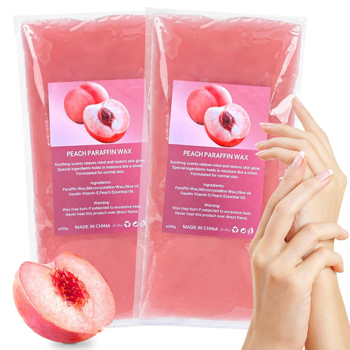 Paraffin Wax for Hand and Feet - 2 Pack Lavender Scented Paraffin Wax Refills Hand Wax for Dry Skin, Hydration Nourish