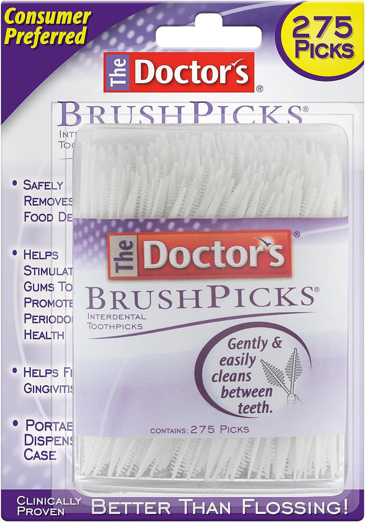 Brushpicks Interdental Toothpicks, 275 Picks